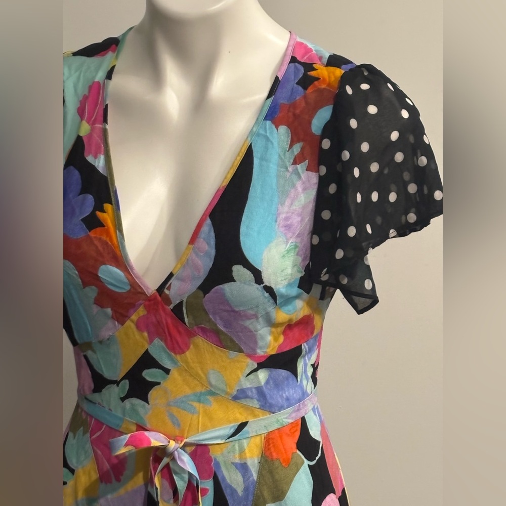 RIXO x RTR Eve Midi Multicolor Floral Midi Dress - Picture 4 of 10